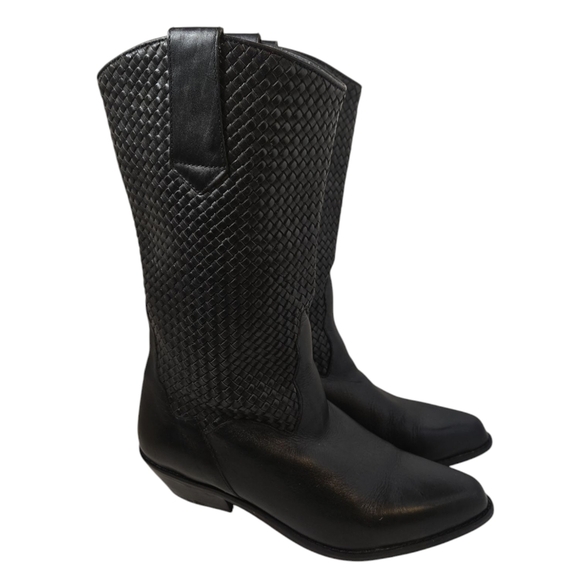 Dingo Leather Black Western boots Size 7.5 - Picture 3 of 7